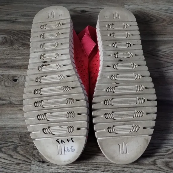 Ilse Jacobsen Tulip Coral Slingback Slip On Sneaker Mule Sandal size 39 US 8.5-9