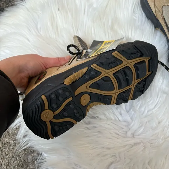 Iron Age Brand new Tan and Black Steel Toe Snow Boots