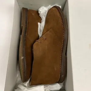 J CREW MacAlister shearling-lined suede boots 9 1/2 NIB made in Italy BC010