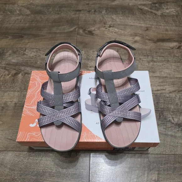 J sport adjustable strap cushioned sandals women's size 11
