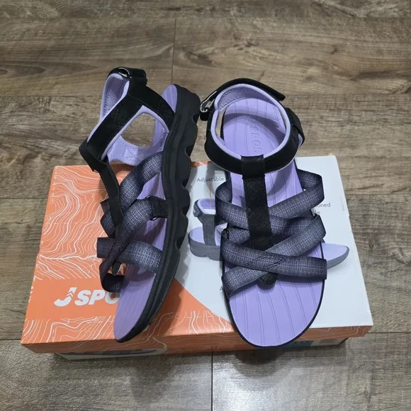 J SPORT adjustable strap cushioned sandals women's size 8