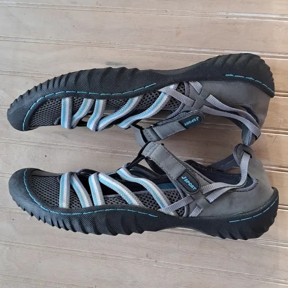 J. Sport by Jambu Water Hiking Trail Slip-On Comfort Breathable Sneaker Sandals