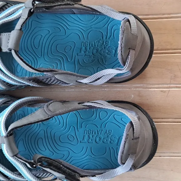 J. Sport by Jambu Water Hiking Trail Slip-On Comfort Breathable Sneaker Sandals