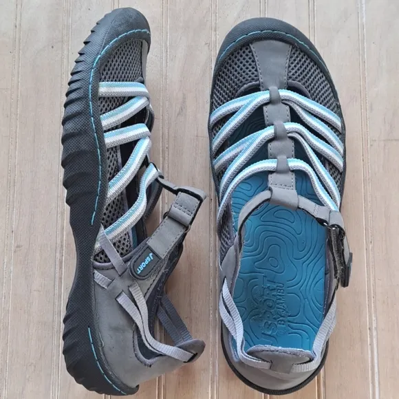 J. Sport by Jambu Water Hiking Trail Slip-On Comfort Breathable Sneaker Sandals