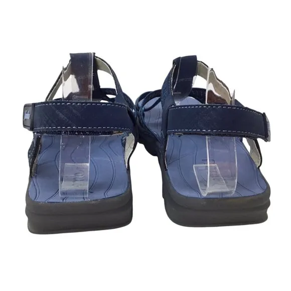 Jambu Sport Sandals NWOT Bay Water Ready Vegan Blue Size 7 Strappy Webbing Adj