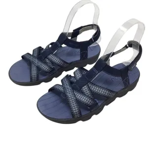 Jambu Sport Sandals NWOT Bay Water Ready Vegan Blue Size 7 Strappy Webbing Adj