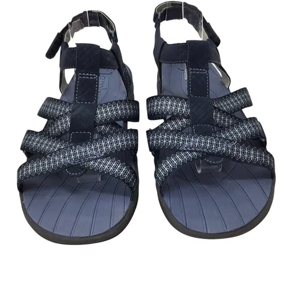 Jambu Sport Sandals NWOT Bay Water Ready Vegan Blue Size 7 Strappy Webbing Adj