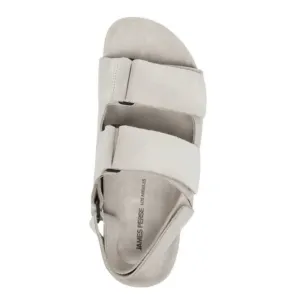 James Perse double touch-strap sandals Gray Suede W 10. Adjustable Soft Support