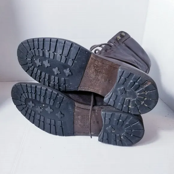 J&amp;M 1850 MEN'S ITALY SHEARLING BOOTS SIZE 9.5