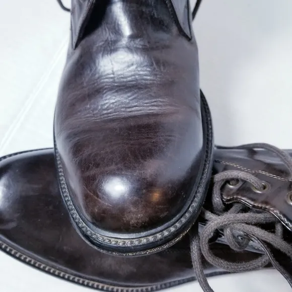 J&amp;M 1850 MEN'S ITALY SHEARLING BOOTS SIZE 9.5