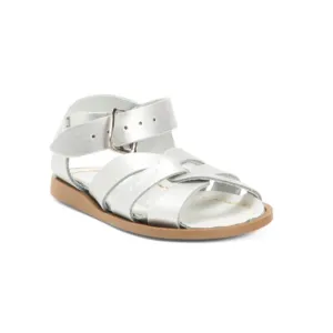 JANIE AND JACK Silver Salt Water Original Sandals (Baby Toddler)