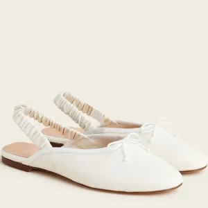 🆕{J.Crew} Zoe ballet scrunched-strap sling backs flats