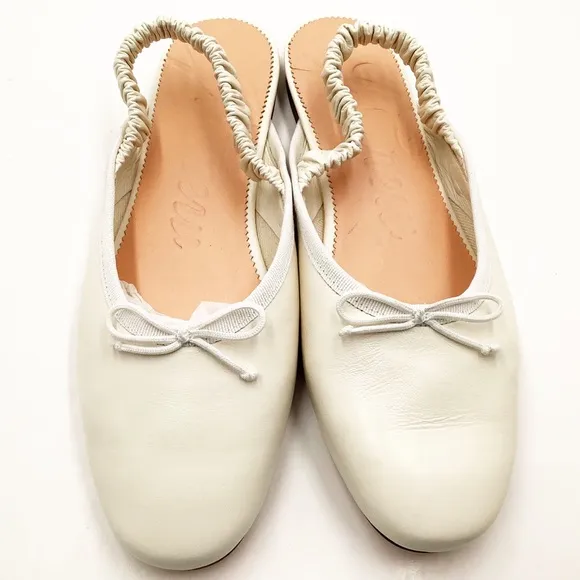 🆕{J.Crew} Zoe ballet scrunched-strap sling backs flats