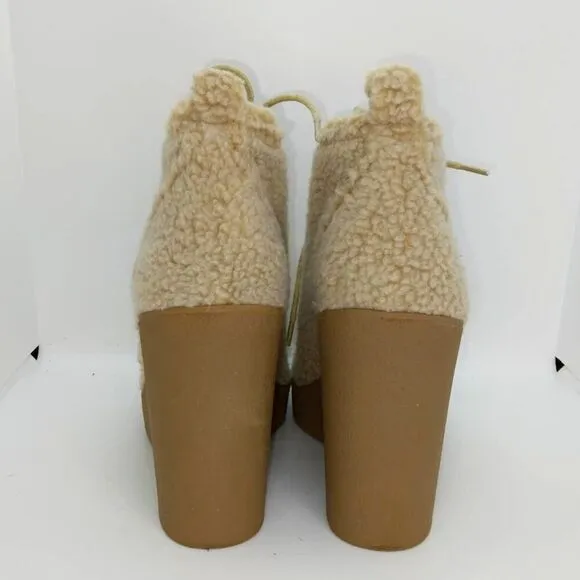 Jessica Simpson NEW Women's Designer Wedge Laceup Ankle Boots - sz. 7 1/2