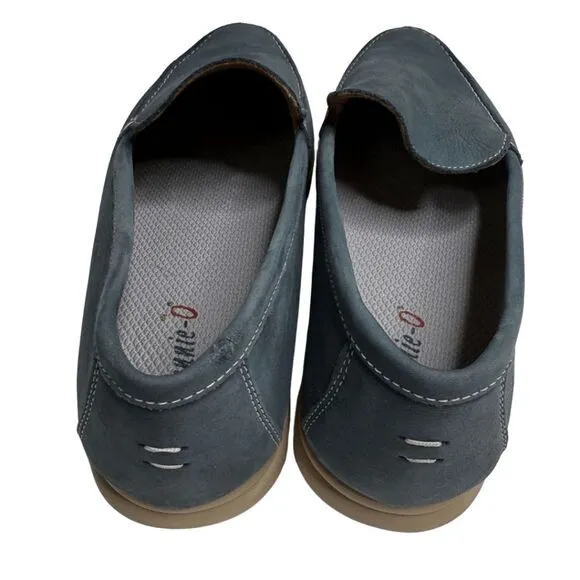 Johnnie O Men's Malibu Slip On Moccasin Loafers Blue Size 11.5