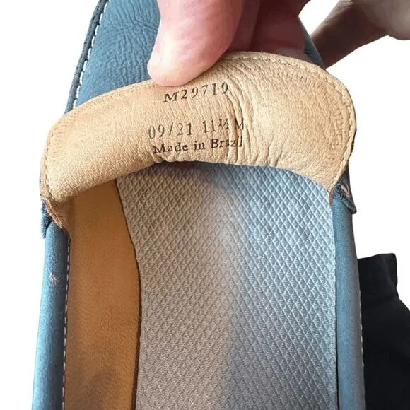 Johnnie O Men's Malibu Slip On Moccasin Loafers Blue Size 11.5