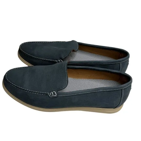 Johnnie O Men's Malibu Slip On Moccasin Loafers Blue Size 11.5