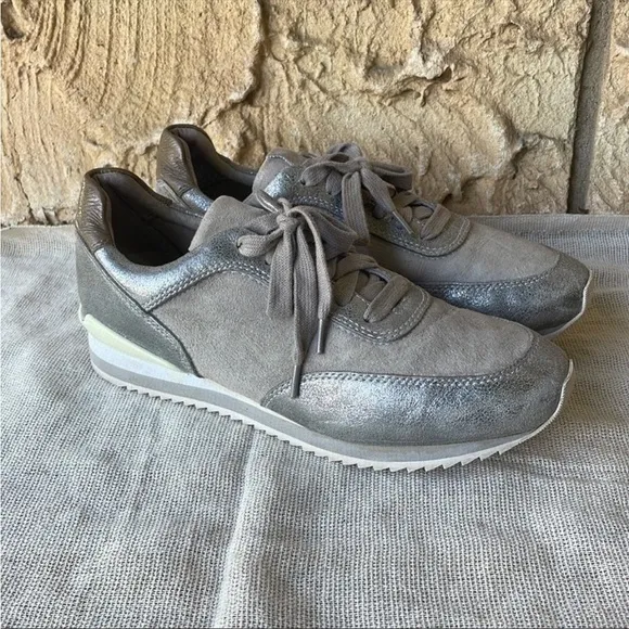 Johnston &amp; Murphy Jules Sneakers Suede Leather Retro Size 7 M 90s y2k