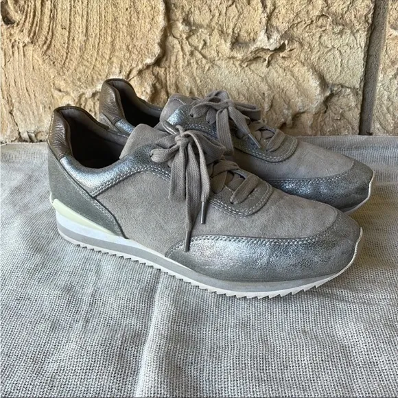 Johnston &amp; Murphy Jules Sneakers Suede Leather Retro Size 7 M 90s y2k