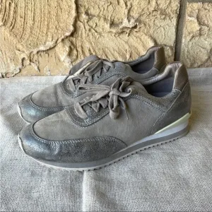 Johnston &amp; Murphy Jules Sneakers Suede Leather Retro Size 7 M 90s y2k