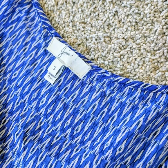 Joie Blue Layered Lace Slip Dress