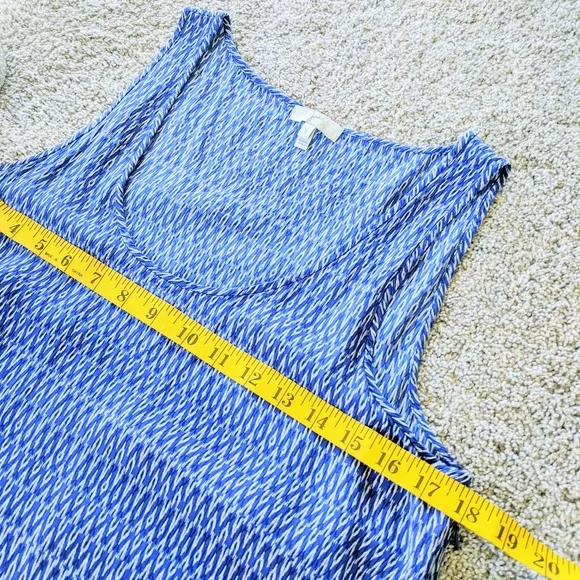 Joie Blue Layered Lace Slip Dress