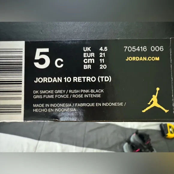 Jordan 10 retro 5TD