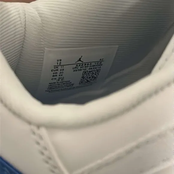 Jordan 11 Blue and White