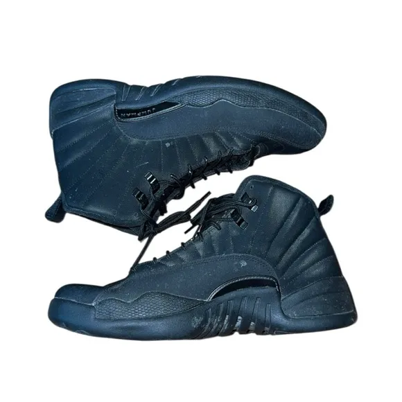 Jordan 12 Retro Men's Black Winter Sneakers