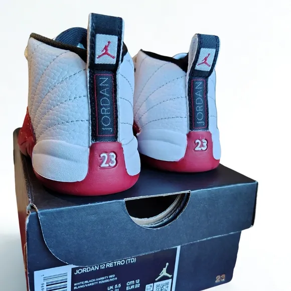 Jordan 12 Retro (TD) Toddler Original Box