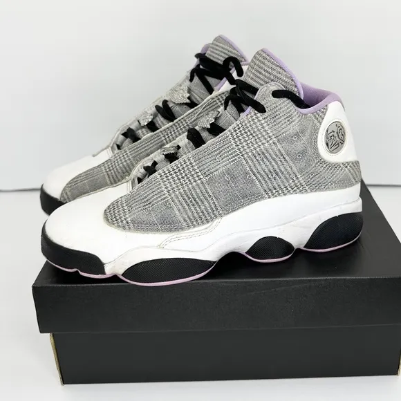 Jordan 13 Retro (GS) Black Lilac White DN3938-015 GS Youth Size 5y