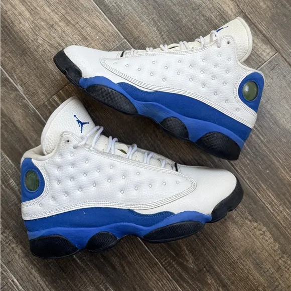 Jordan 13 retro white hyper royal 6 7.5