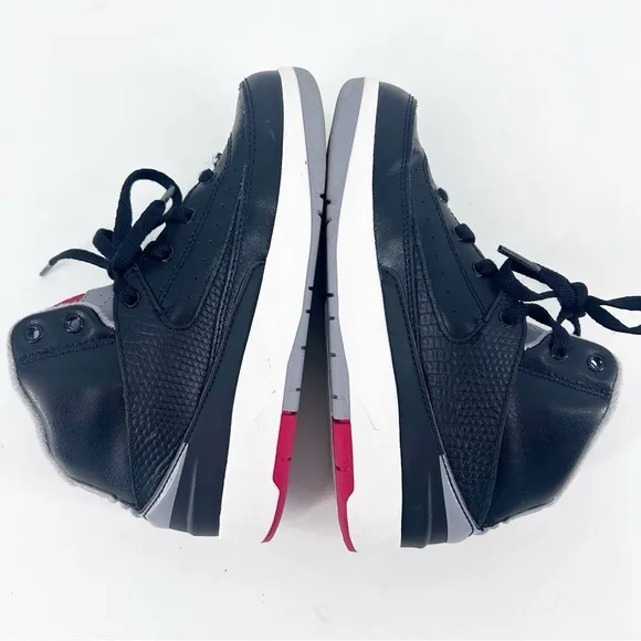 Jordan 2 Retro (PS) Black Cement Sneakers