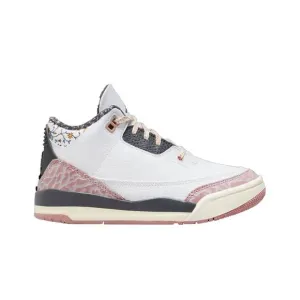 Jordan 3 Retro Lifestyle Sneakers Vintage Floral Pre School White FQ9174