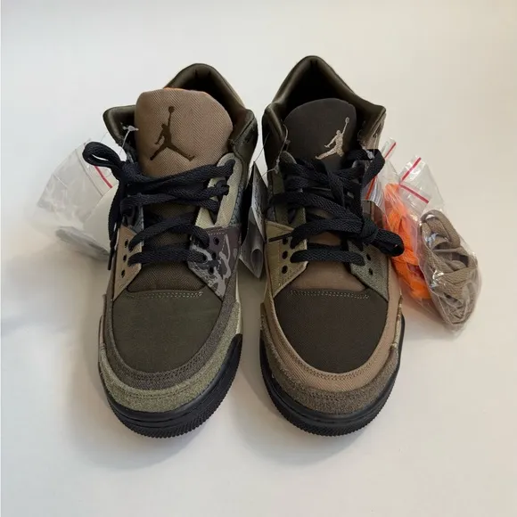 Jordan 3 Retro Patchwork Camo - Olive, Brown, Black
