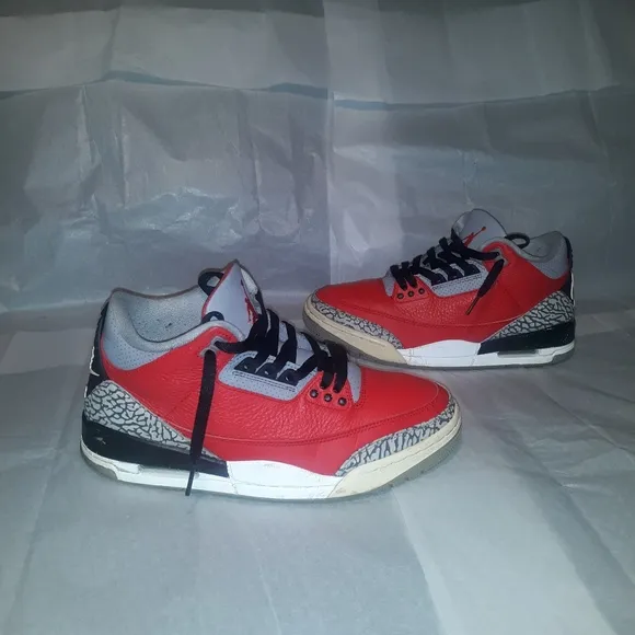 Jordan 3 Retro Sneakers Men Size 8 =Women 9.5