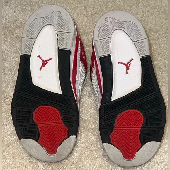 JORDAN 4 RETRO “RED CEMENT” SNEAKERS 11TD
