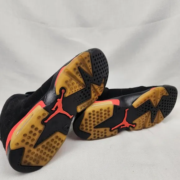 Jordan 6 Retro Black Infrared Black Sneakers