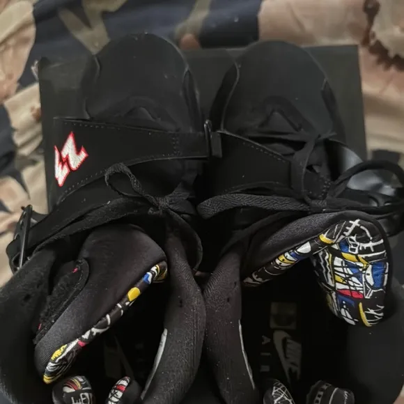 Jordan Air Jordan 8 Retro GS - Black and White