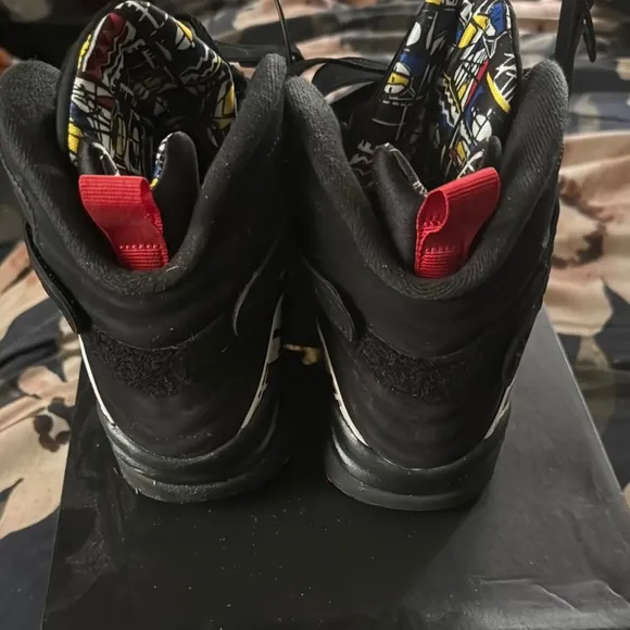 Jordan Air Jordan 8 Retro GS - Black and White