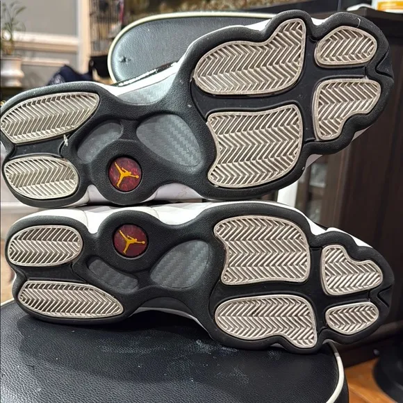 Jordan Black and Gray Retro Sneakers