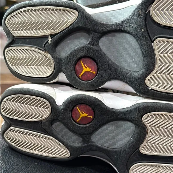 Jordan Black and Gray Retro Sneakers