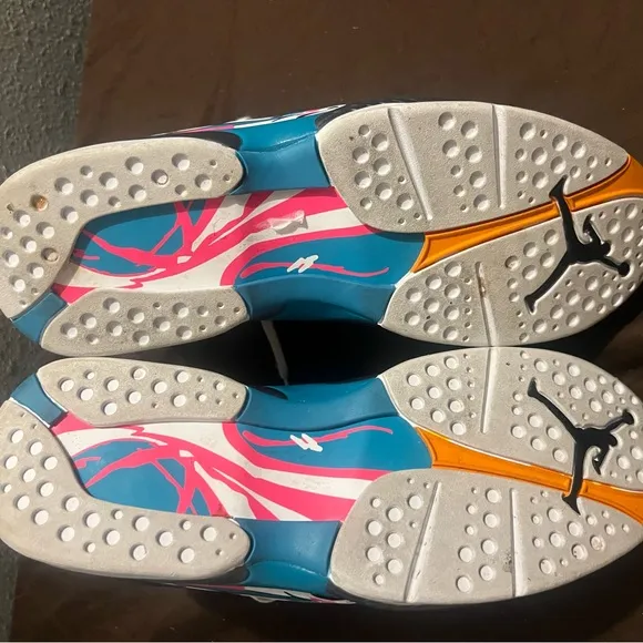 Jordan Black and Teal Sneakers Retro 8 South Beach Air Jordan Nike