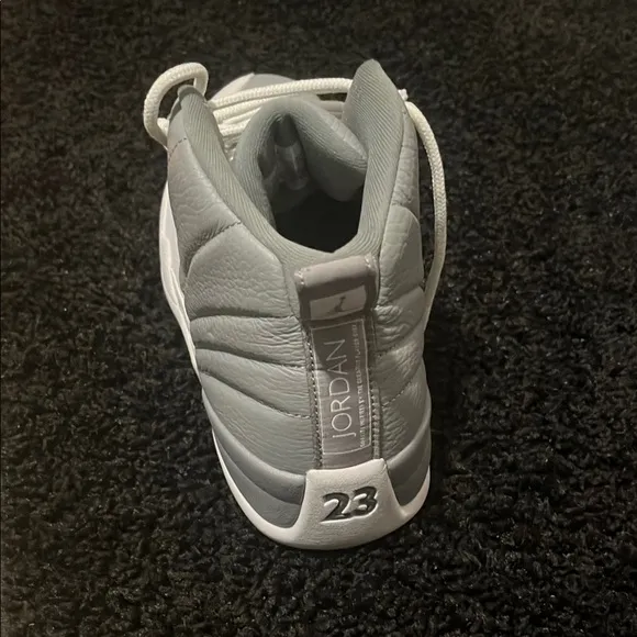 Jordan Gray and White Sneakers