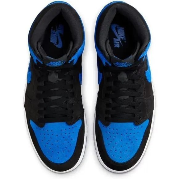 Jordan Mens 1 Retro High OG Royal Reimagined Basketball Sneakers Size 10