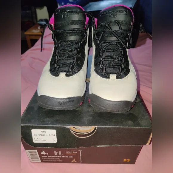 Jordan retro 10 girls size 4y sneakers