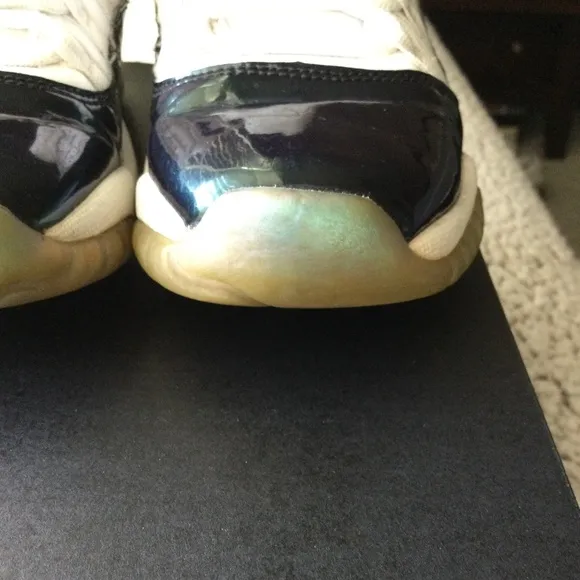 Jordan Retro 11 Low Emerald Green/Purple Flip-Flop