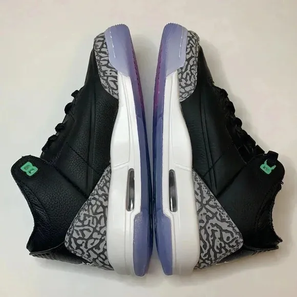 Jordan Retro 3 GS Sneakers Electric Green New