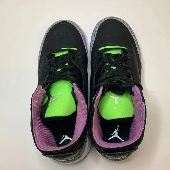 Jordan Retro 3 GS Sneakers Electric Green New