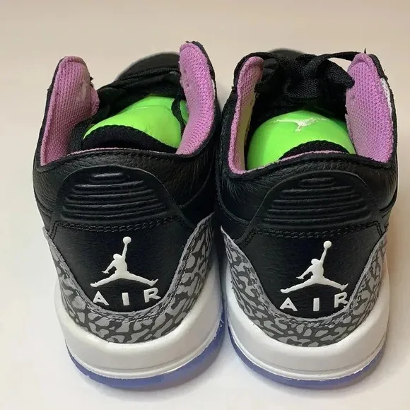 Jordan Retro 3 GS Sneakers Electric Green New